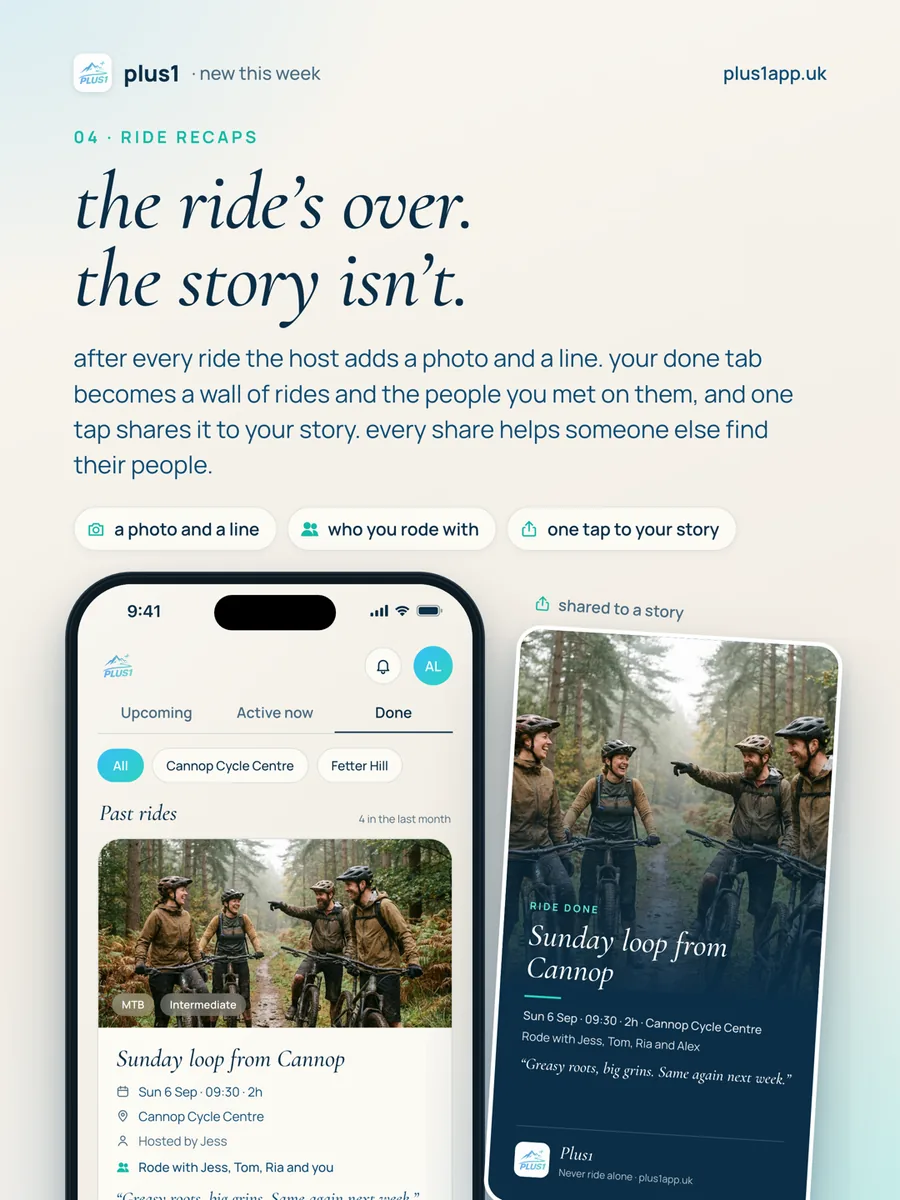 the ride's over, the story isn't: ride recaps